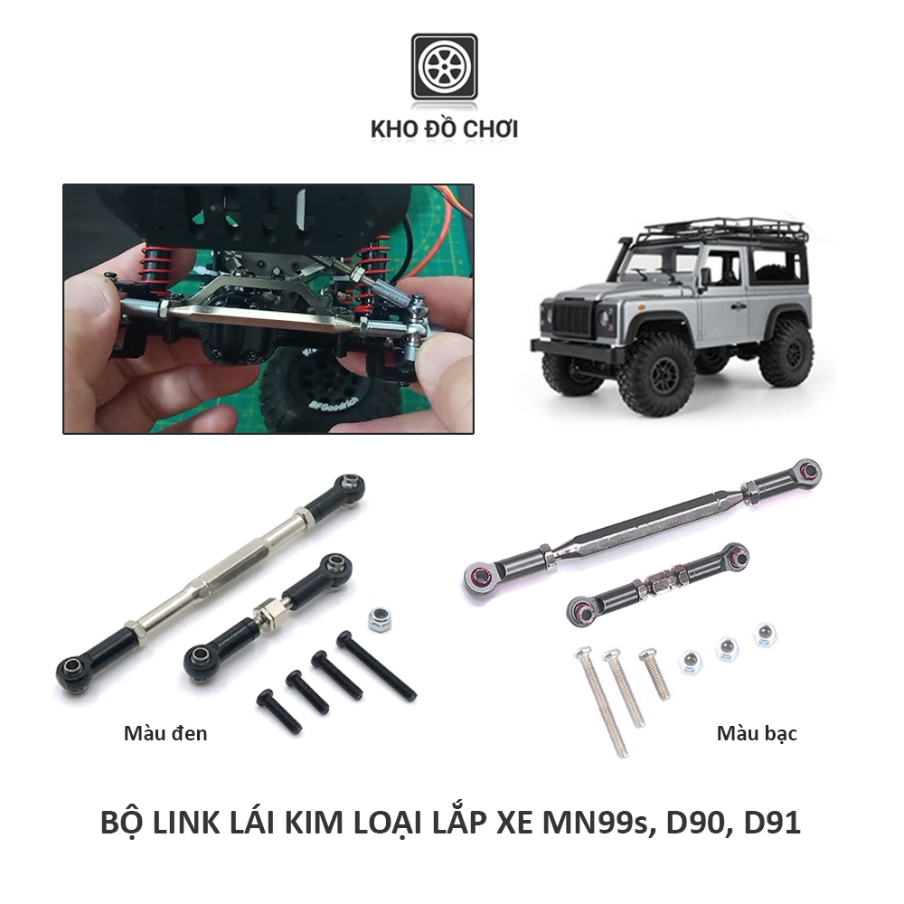 Link lái kim loại lắp cho xe WPL, JJRC tỉ lệ 1:16 và MN99s, D90, D91 tỉ lệ 1:12