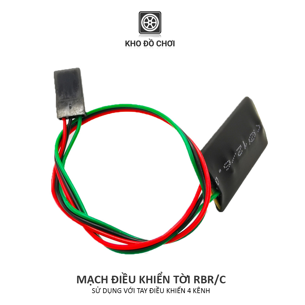 Mạch điều khiển tời RBR/C lắp cho xe RC sử dụng với tay điều khiển 4 kênh