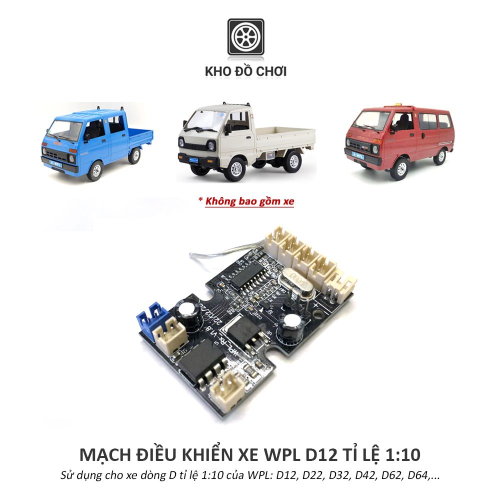 Mạch điều khiển lắp cho xe WPL D12 tỉ lệ 1:10