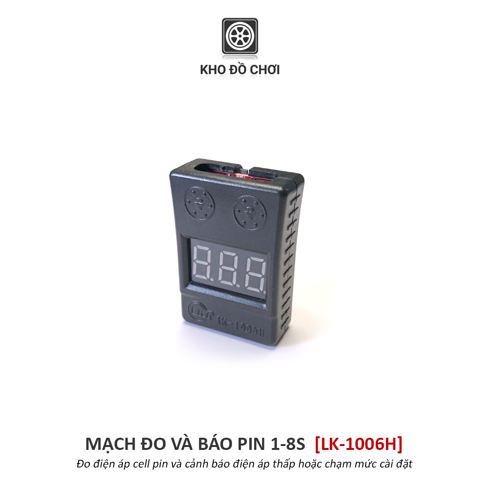 Mạch đo và báo pin Lipo 1-8s