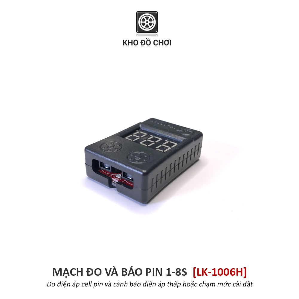 Mạch đo và báo pin Lipo 1-8s