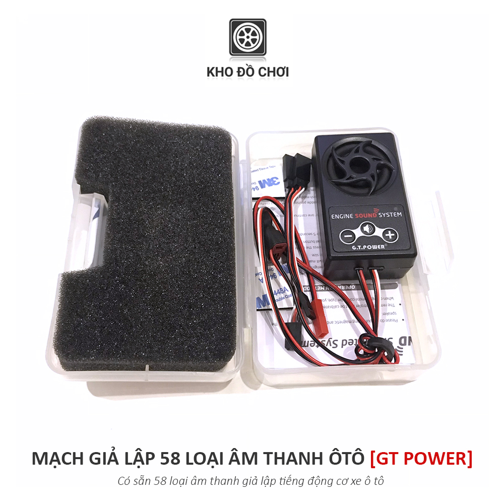 Bộ giả lập âm thanh GT Power - 58 loại âm thanh mô phỏng tiếng động cơ