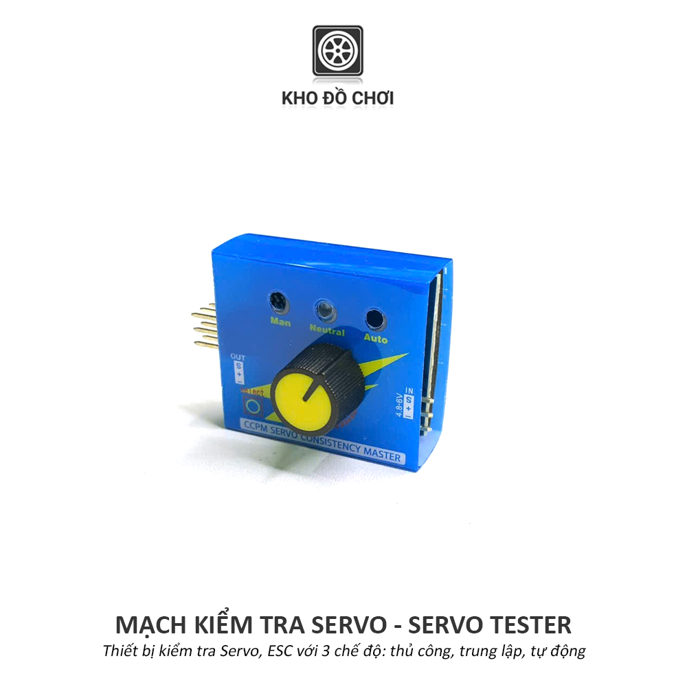 Mạch kiểm tra Servo - Servo Tester