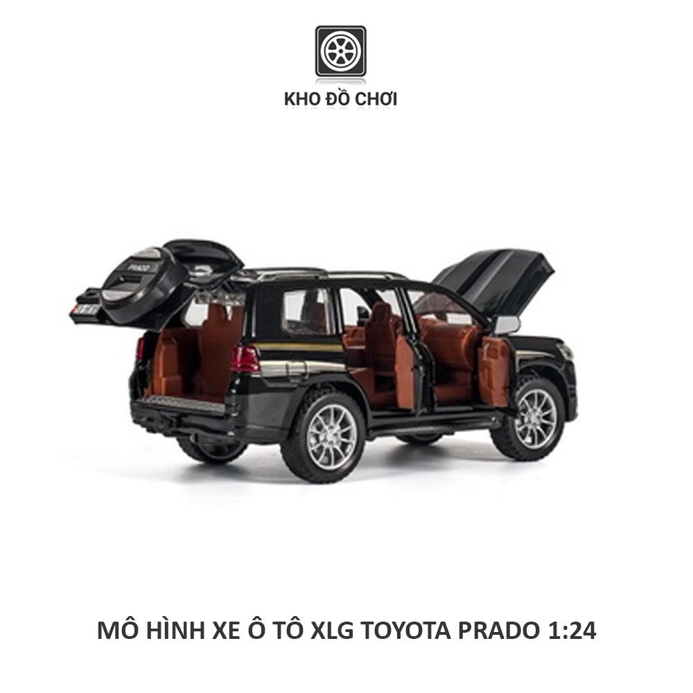 Mô hình xe ô tô XLG Toyota Prado 1:24 [TẶNG BIỂN VIP]