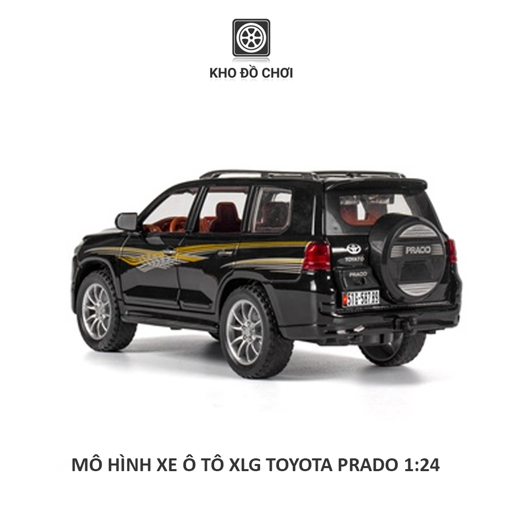 Mô hình xe ô tô XLG Toyota Prado 1:24 [TẶNG BIỂN VIP]