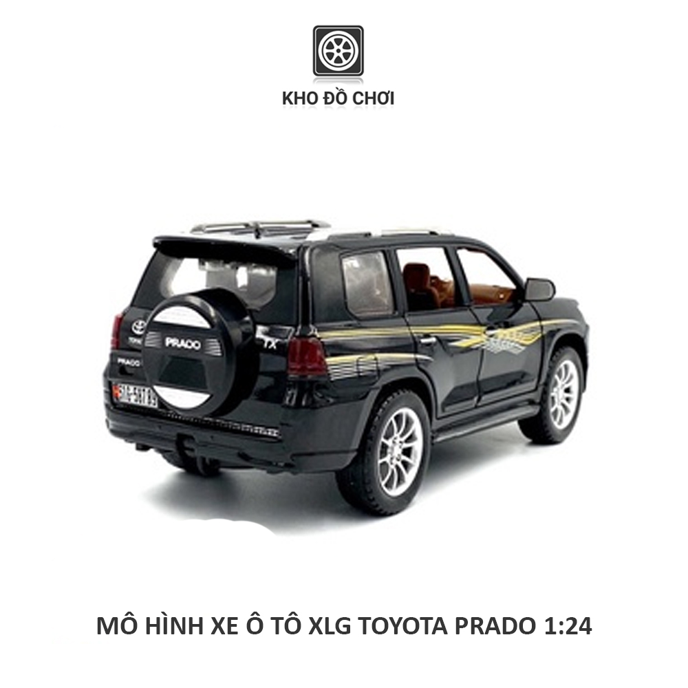 Mô hình xe ô tô XLG Toyota Prado 1:24 [TẶNG BIỂN VIP]