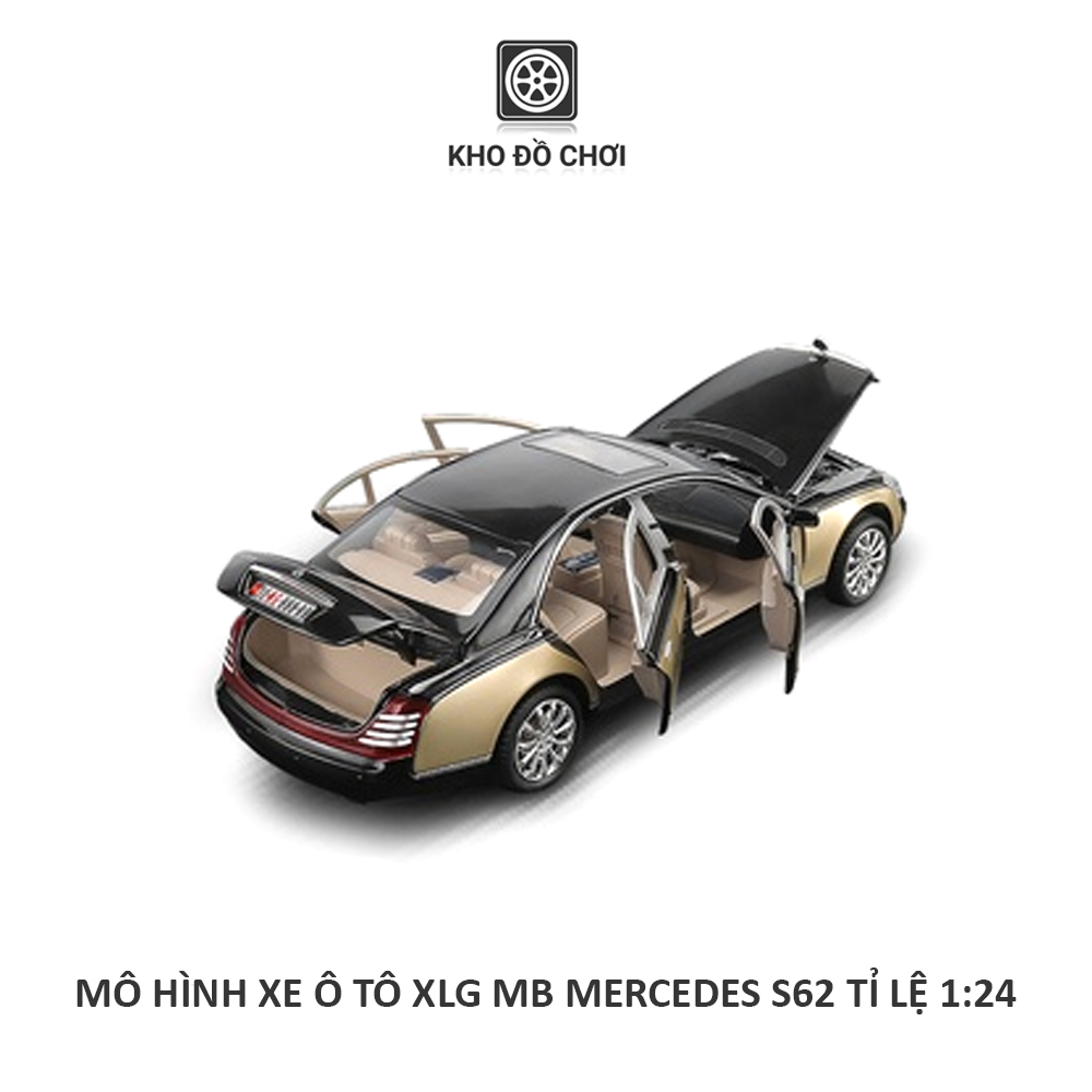 Mô hình xe ô tô XLG Maybach Mercedes S62 1:24 [TẶNG BIỂN VIP]