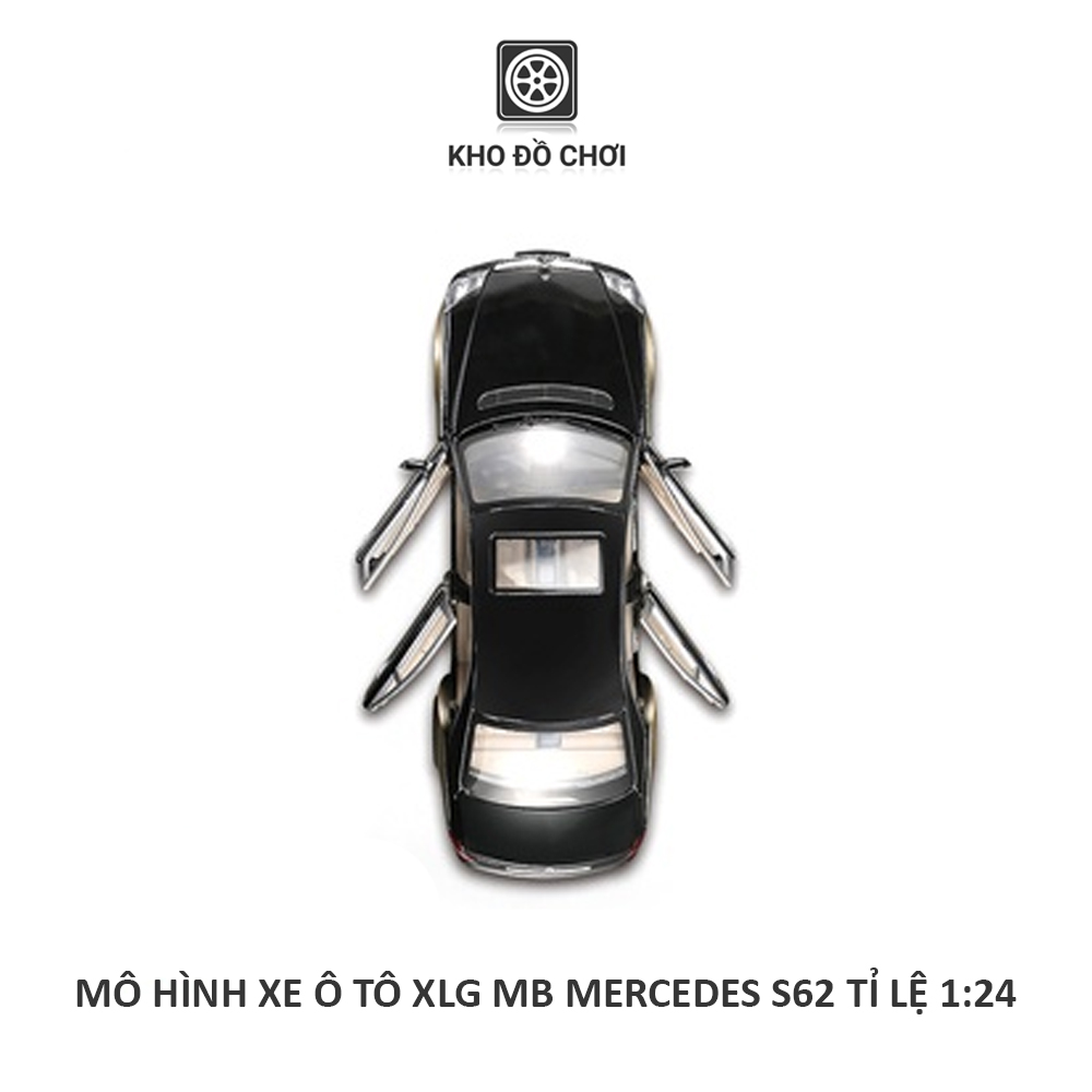 Mô hình xe ô tô XLG Maybach Mercedes S62 1:24 [TẶNG BIỂN VIP]