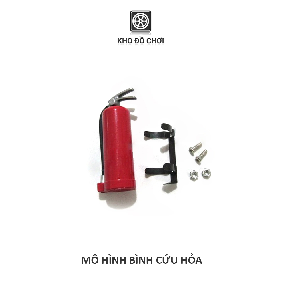 Mô hình bình cứu hỏa - phụ kiện trang trí xe RC