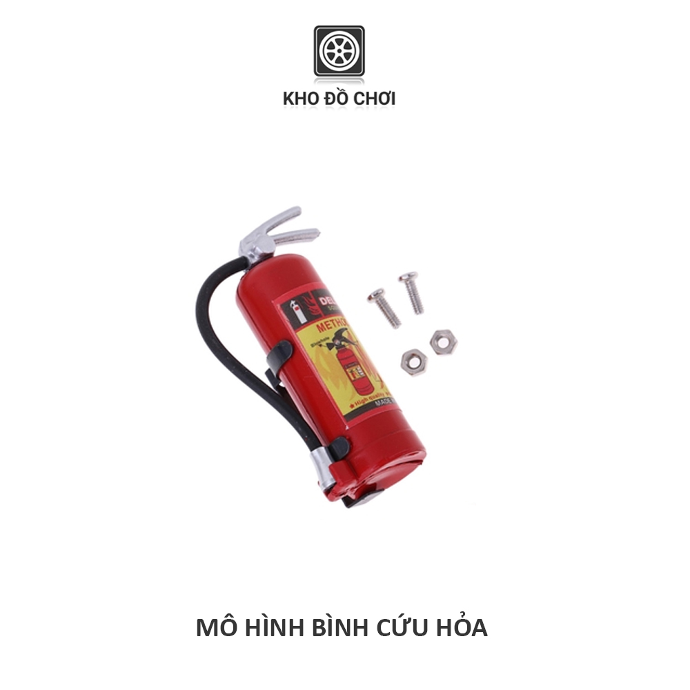 Mô hình bình cứu hỏa - phụ kiện trang trí xe RC