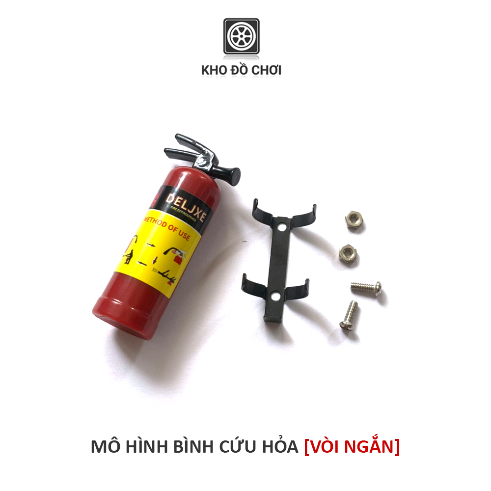 Mô hình bình cứu hỏa - phụ kiện trang trí xe RC