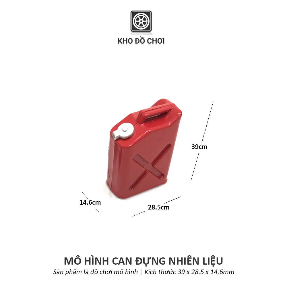 Mô hình can xăng - phụ kiện trang trí xe RC