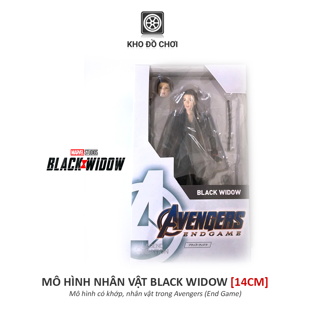 Mô hình có khớp Black Widow - Avengers End Game (14cm)