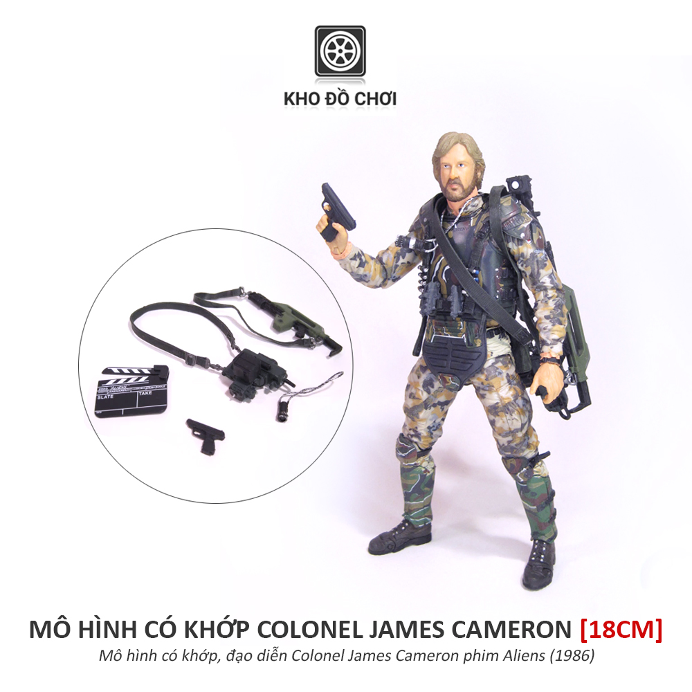 Mô hình có khớp Colonel James Cameron - Aliens (18cm)