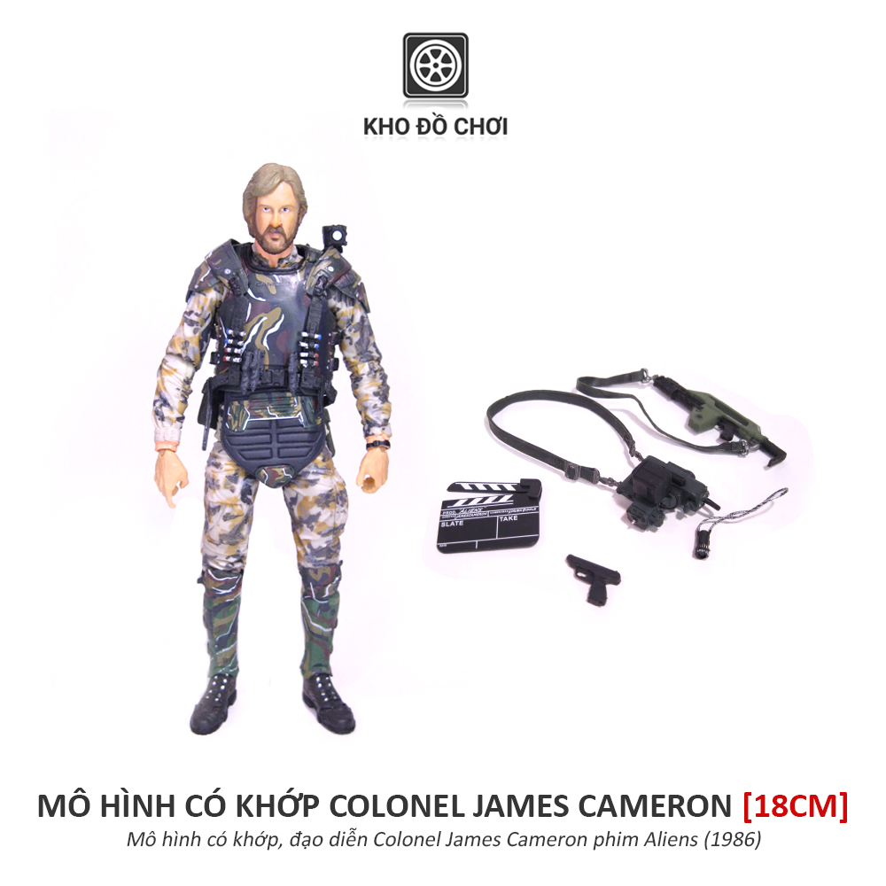 Mô hình có khớp Colonel James Cameron - Aliens (18cm)