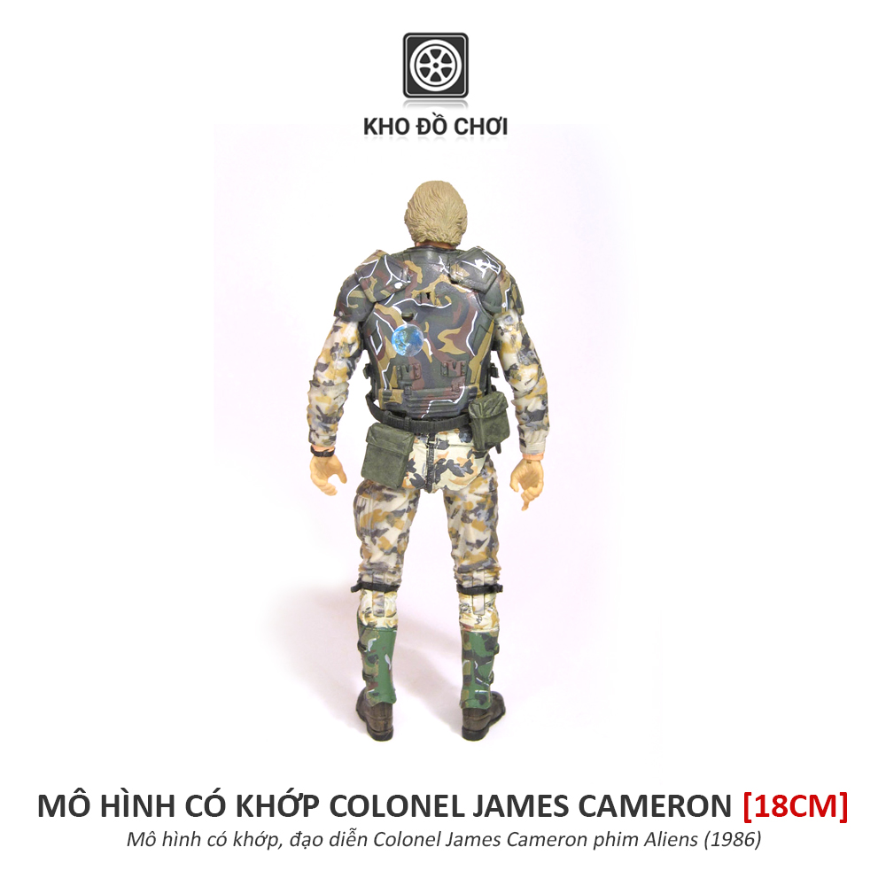 Mô hình có khớp Colonel James Cameron - Aliens (18cm)