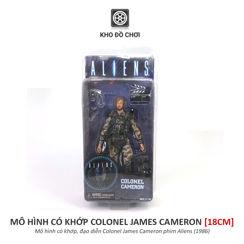 Mô hình có khớp Colonel James Cameron - Aliens (18cm)