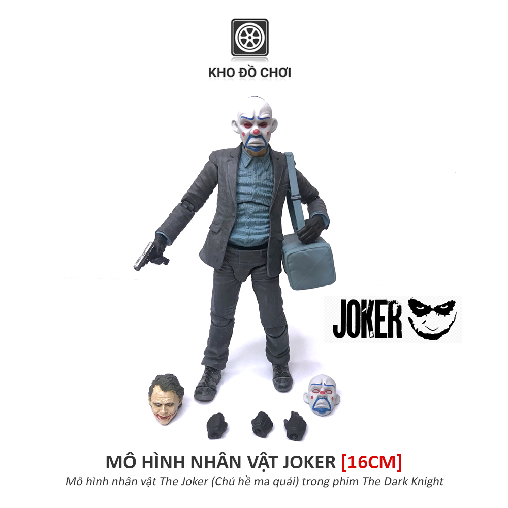 Mô hình có khớp Joker Bank Robber - The Dark Knight (16cm)