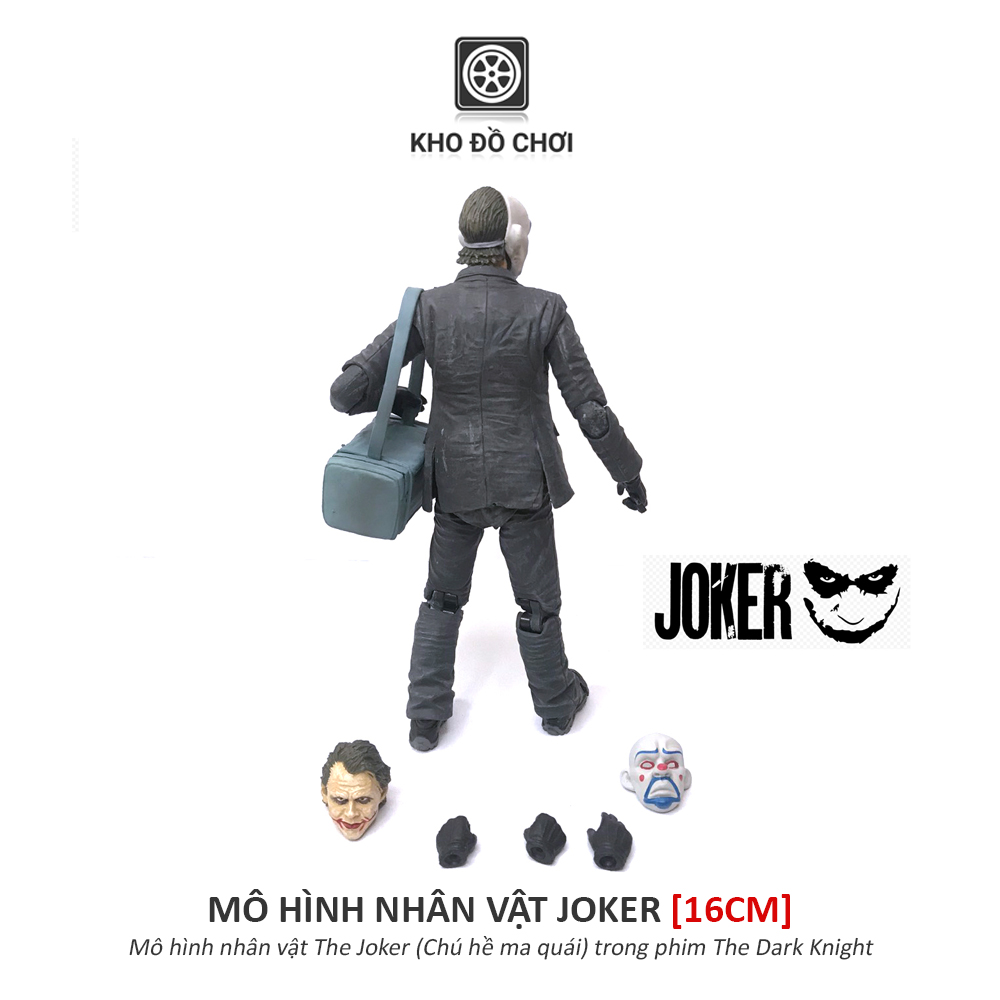 Mô hình có khớp Joker Bank Robber - The Dark Knight (16cm)