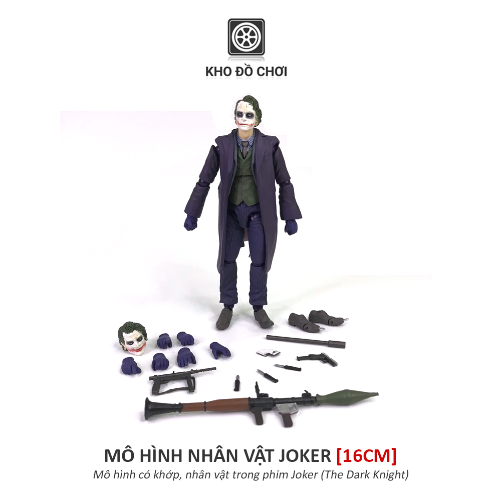 Mô hình có khớp Joker Bank Robber - The Dark Knight (16cm)