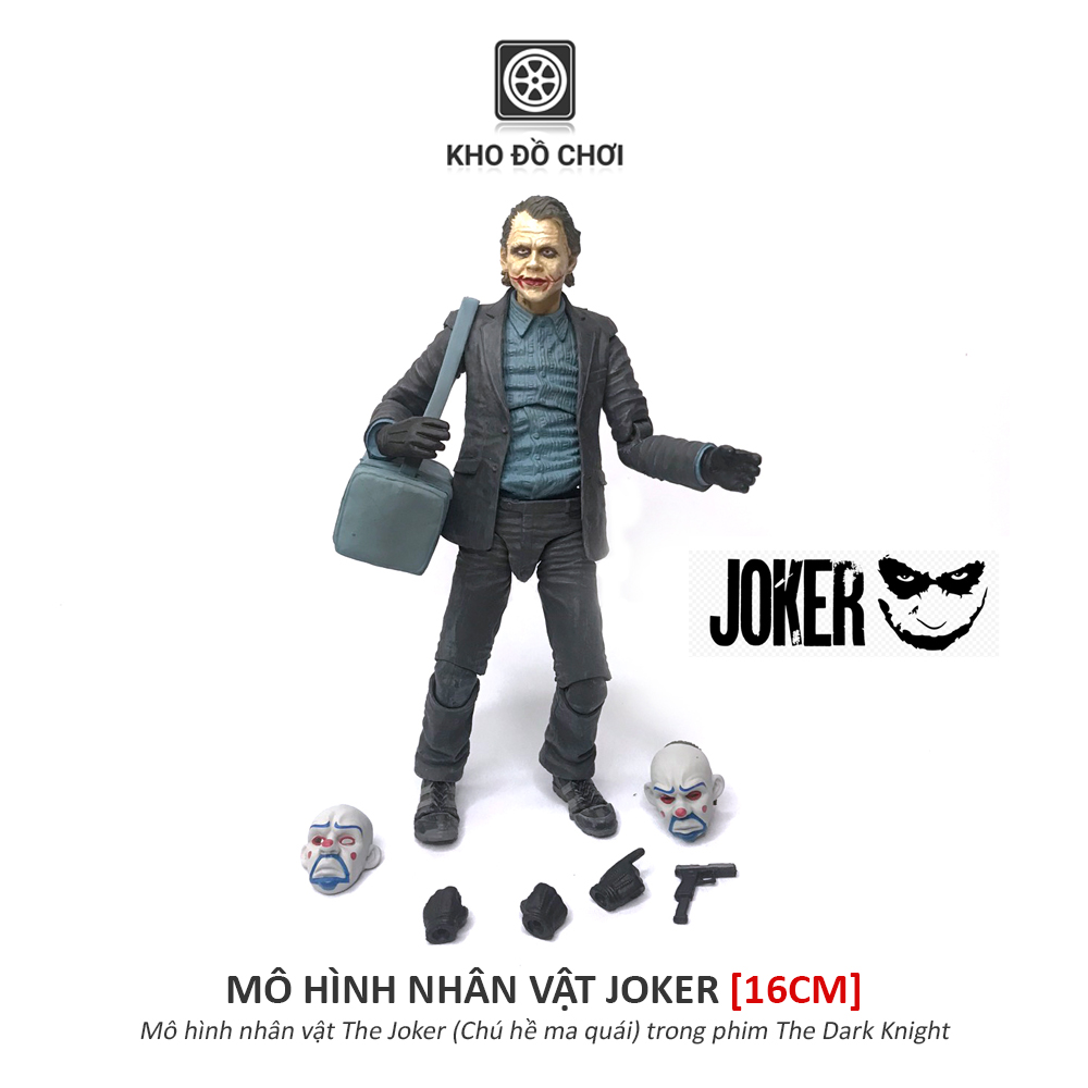 Mô hình có khớp Joker Bank Robber - The Dark Knight (16cm)