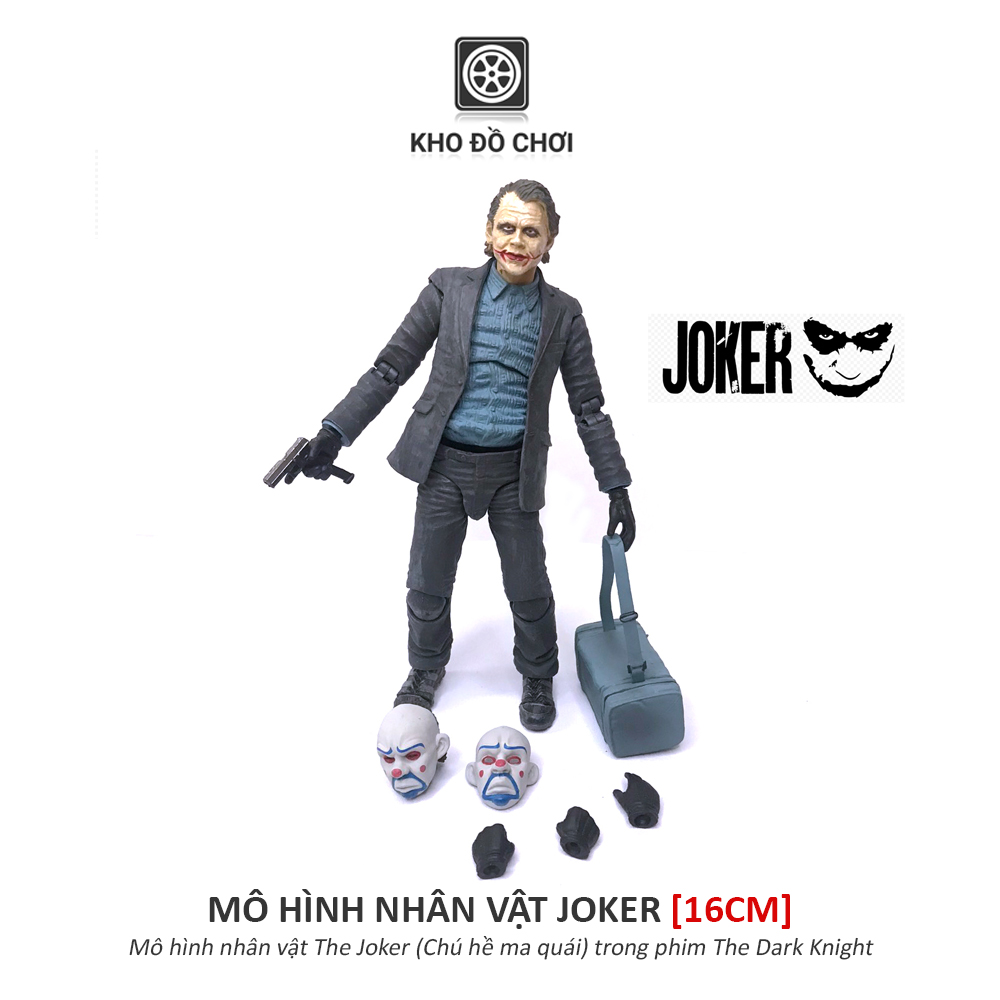 Mô hình có khớp Joker Bank Robber - The Dark Knight (16cm)