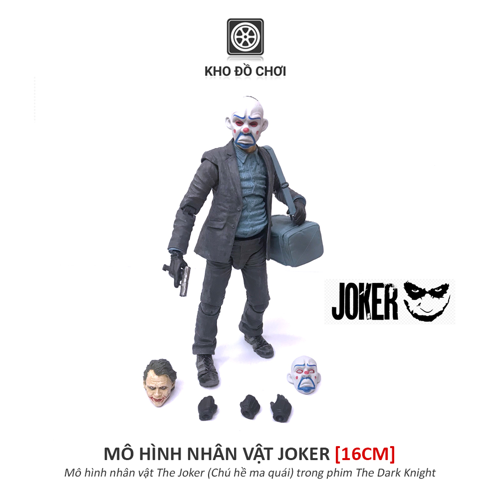 Mô hình có khớp Joker Bank Robber - The Dark Knight (16cm)