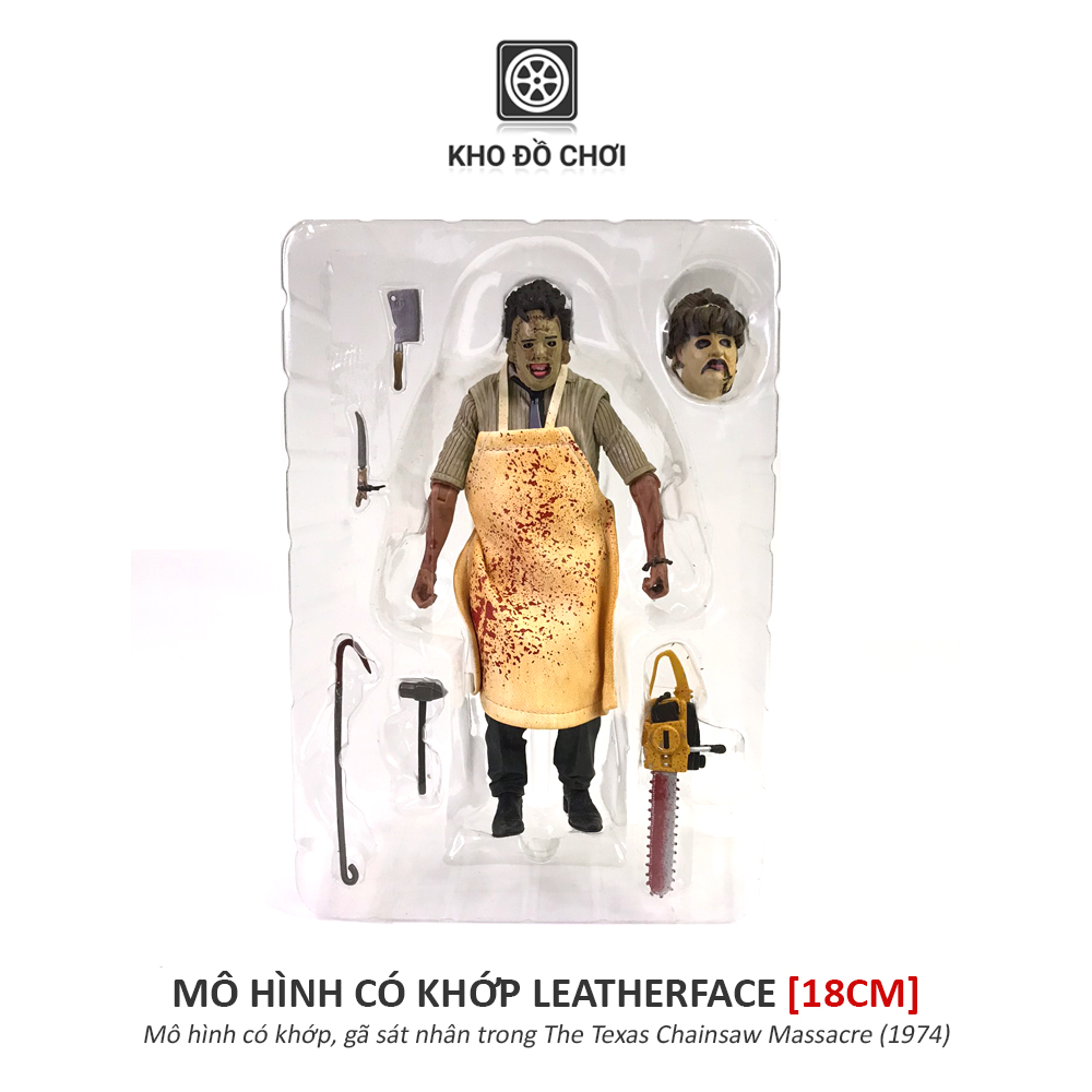 Mô hình có khớp Leatherface - The Texas Chainsaw Massacre (18cm)