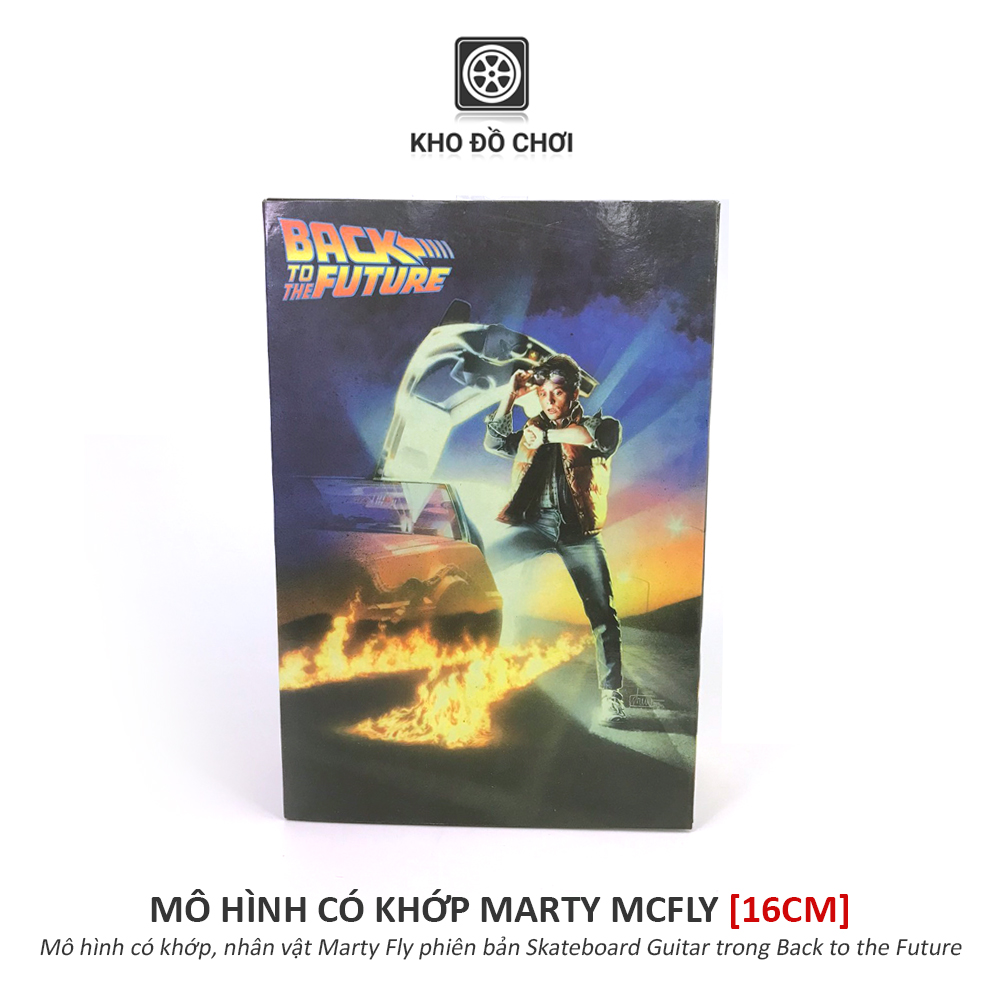 Mô hình có khớp nhân vật Marty McFly (Skateboard Guitar) - Back to the Future (16cm)