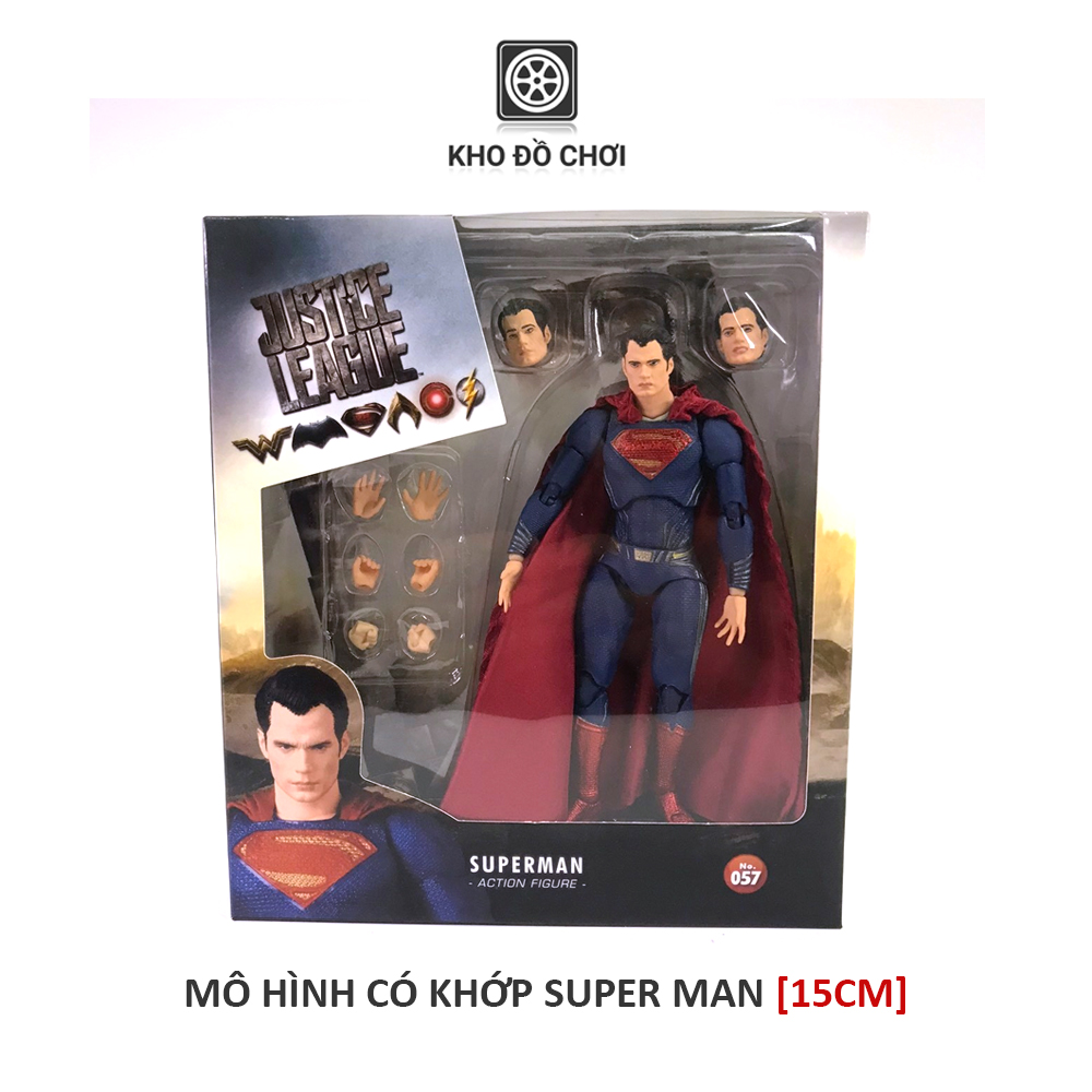 Mô hình có khớp Super Man - Justice League (15cm)