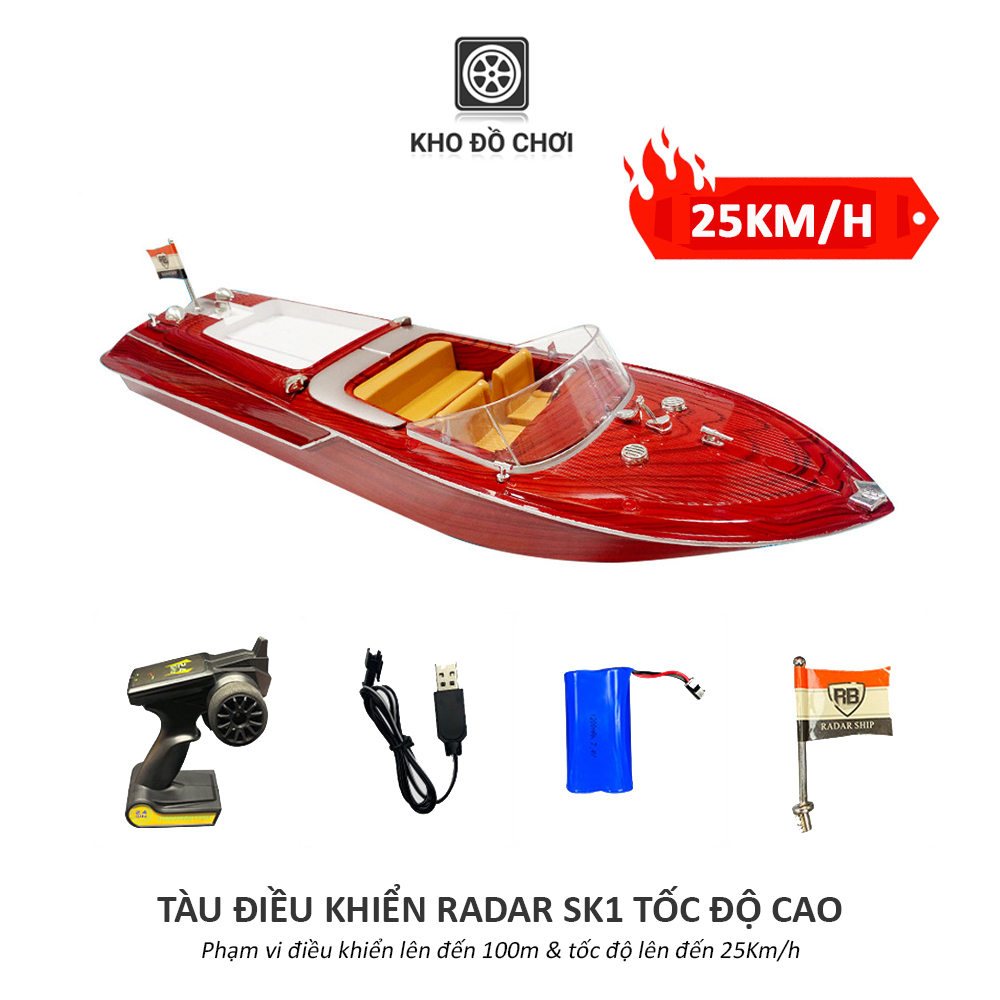 Tàu điều khiển RADAR SK1 tốc độ cao (25Km/h)