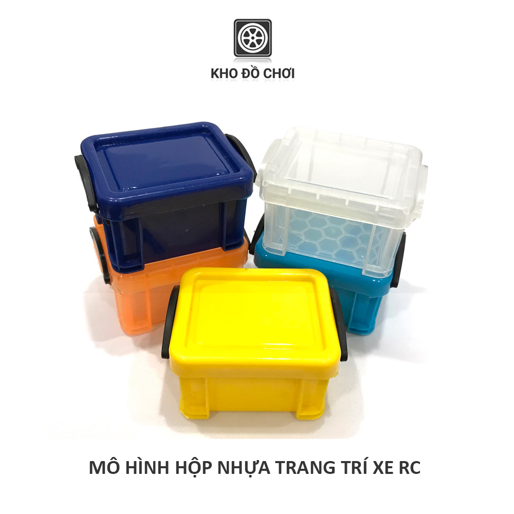 Mô hình hộp nhựa đựng đồ - phụ kiện trang trí xe RC