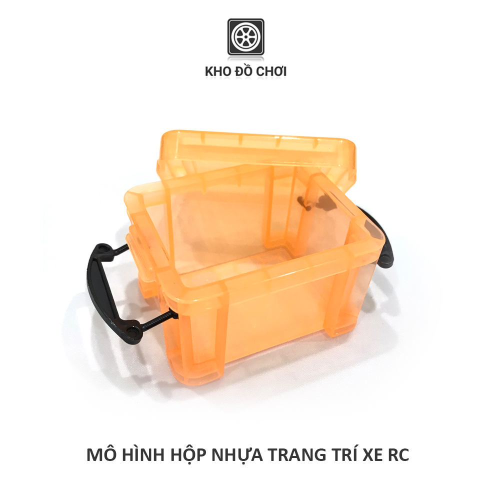 Mô hình hộp nhựa đựng đồ - phụ kiện trang trí xe RC