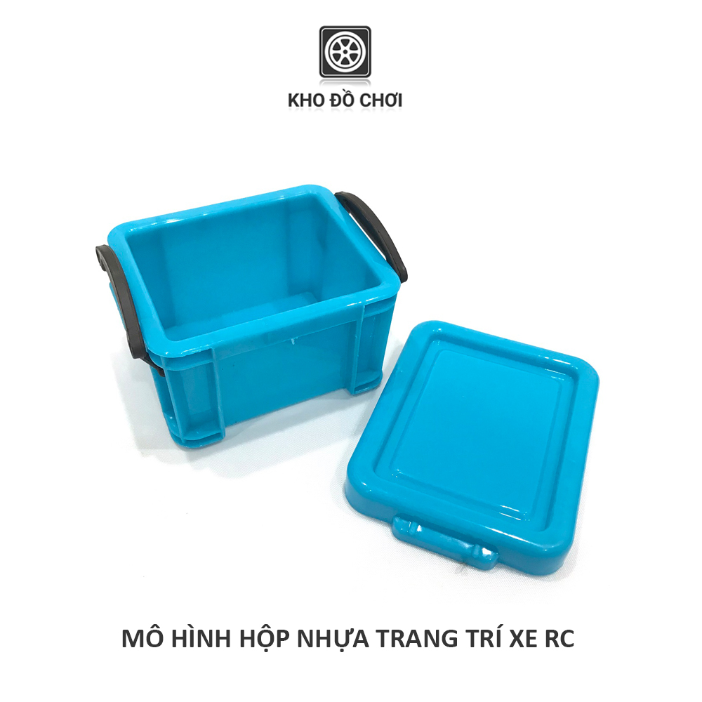 Mô hình hộp nhựa đựng đồ - phụ kiện trang trí xe RC