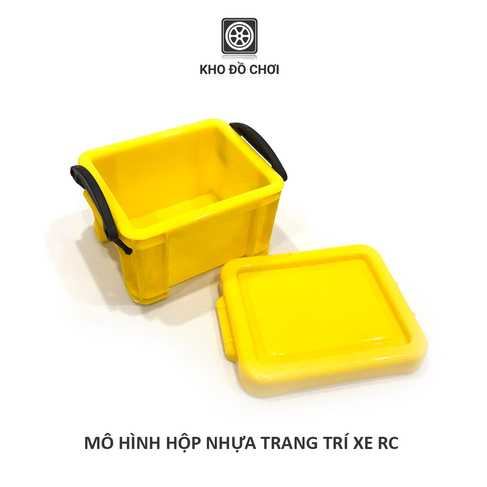 Mô hình hộp nhựa đựng đồ - phụ kiện trang trí xe RC
