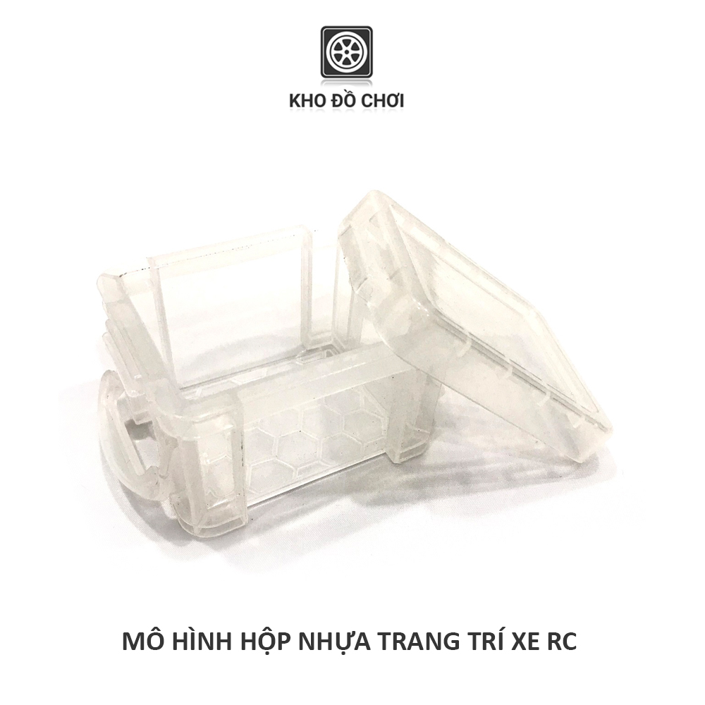 Mô hình hộp nhựa đựng đồ - phụ kiện trang trí xe RC