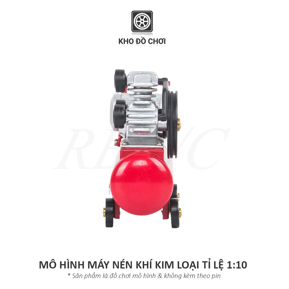Mô hình máy nén khí bằng kim loại tỉ lệ 1:10 - phụ kiện trang trí xe RC