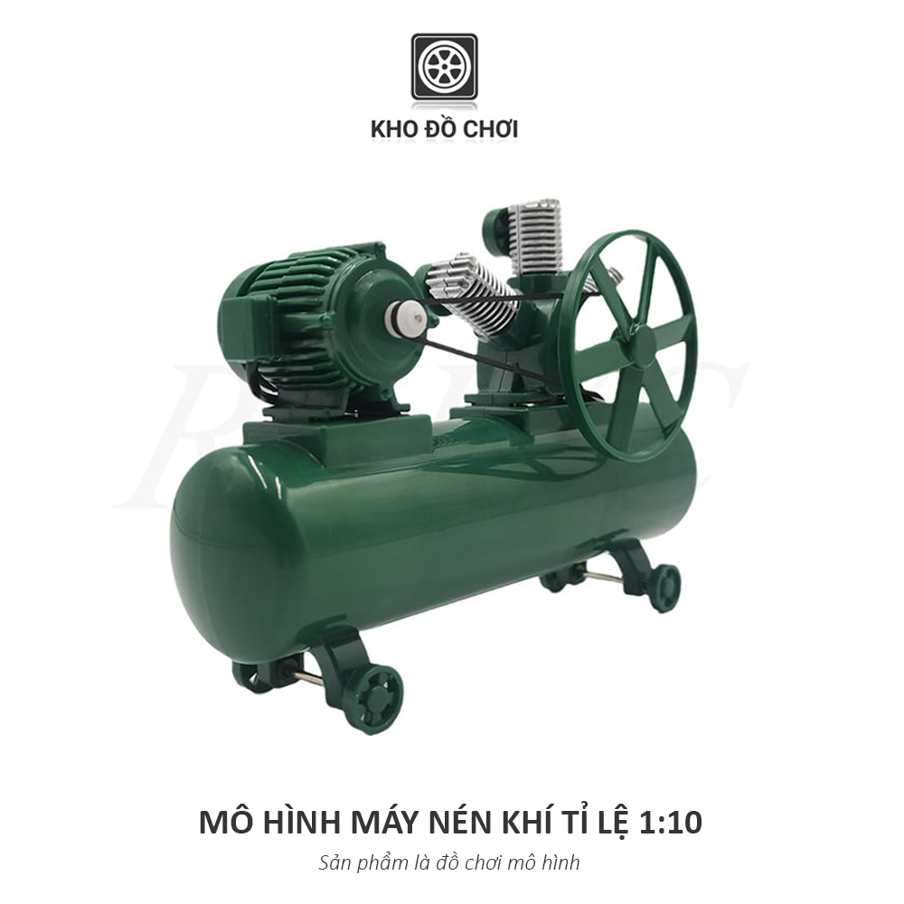 Mô hình máy nén khí có gắn động cơ tỉ lệ 1:10 - phụ kiện trang trí xe RC WPL D12