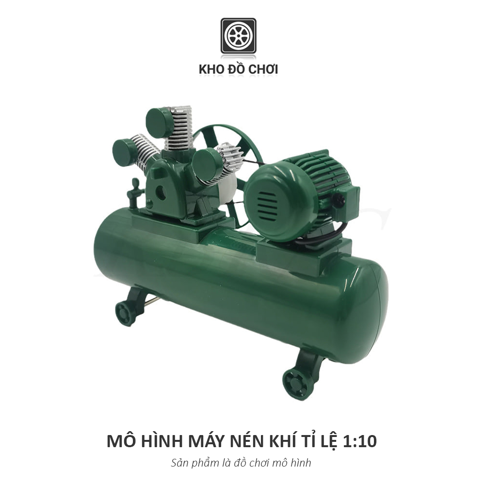 Mô hình máy nén khí có gắn động cơ tỉ lệ 1:10 - phụ kiện trang trí xe RC WPL D12