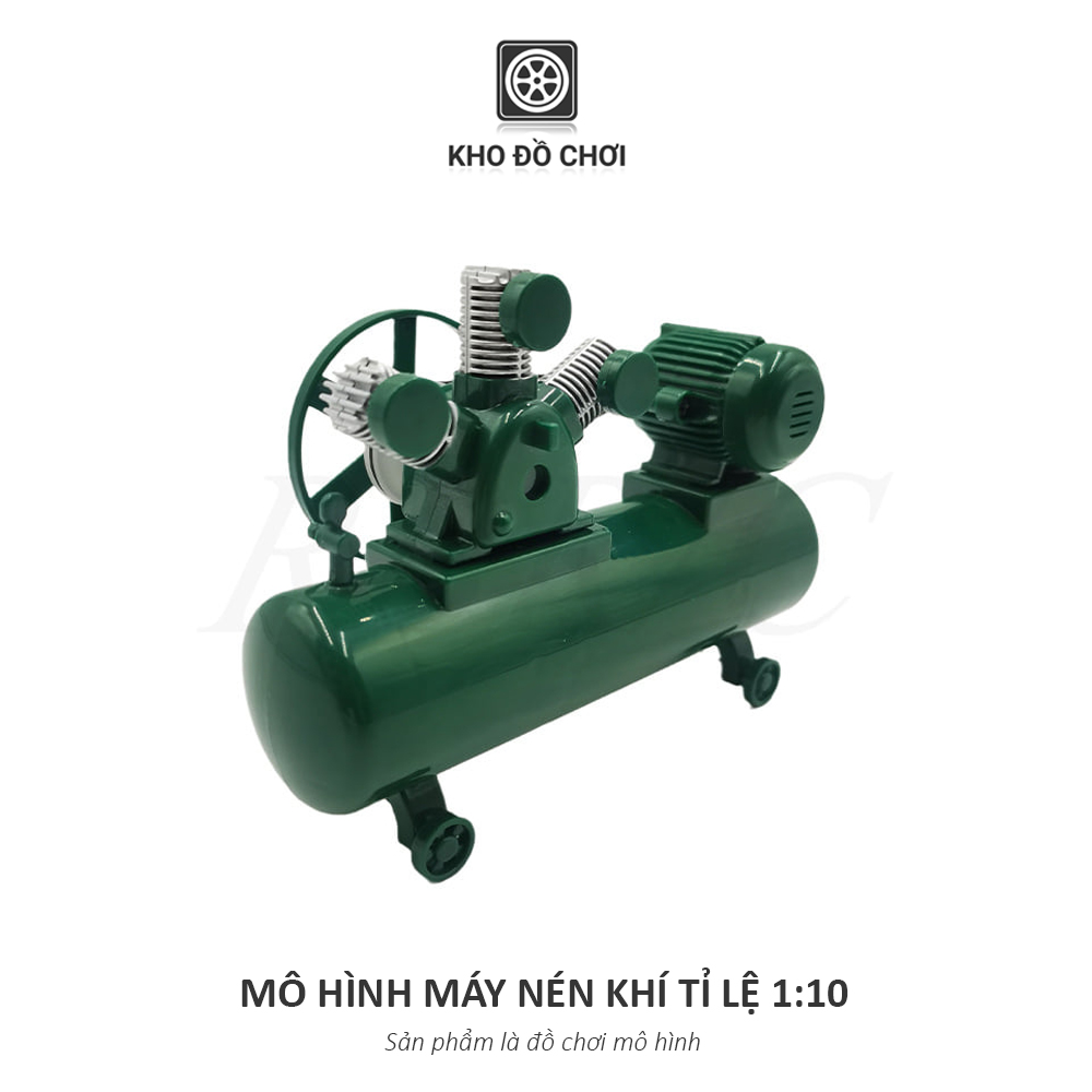 Mô hình máy nén khí có gắn động cơ tỉ lệ 1:10 - phụ kiện trang trí xe RC WPL D12