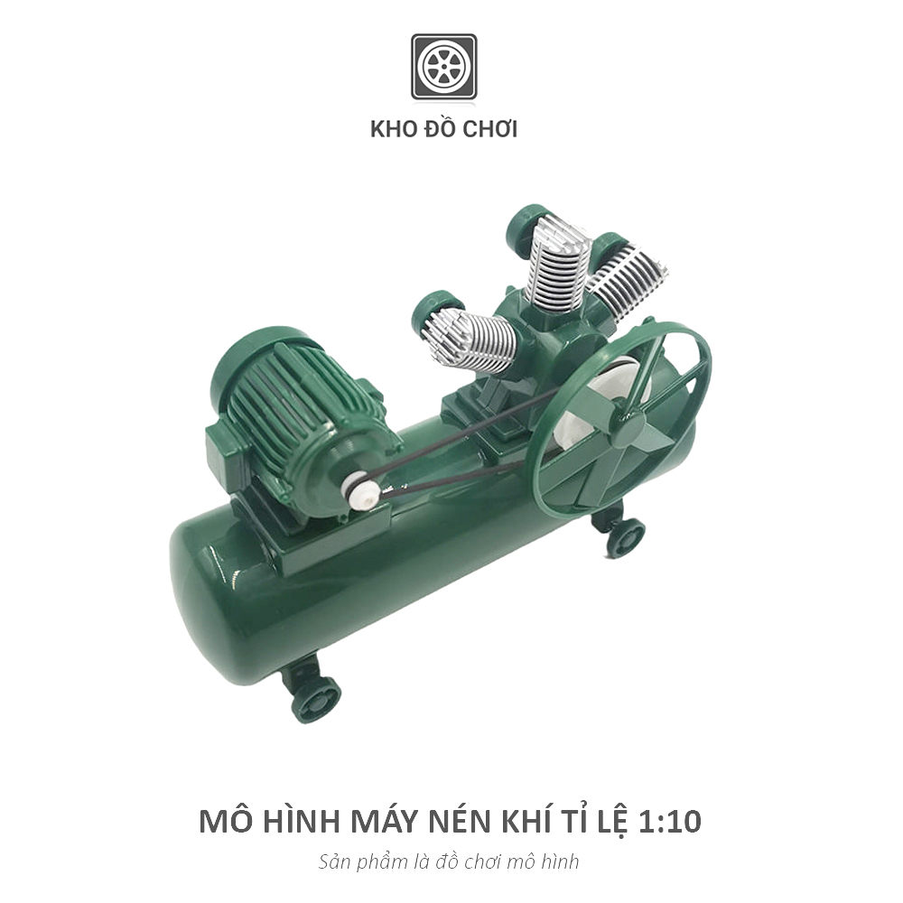 Mô hình máy nén khí có gắn động cơ tỉ lệ 1:10 - phụ kiện trang trí xe RC WPL D12