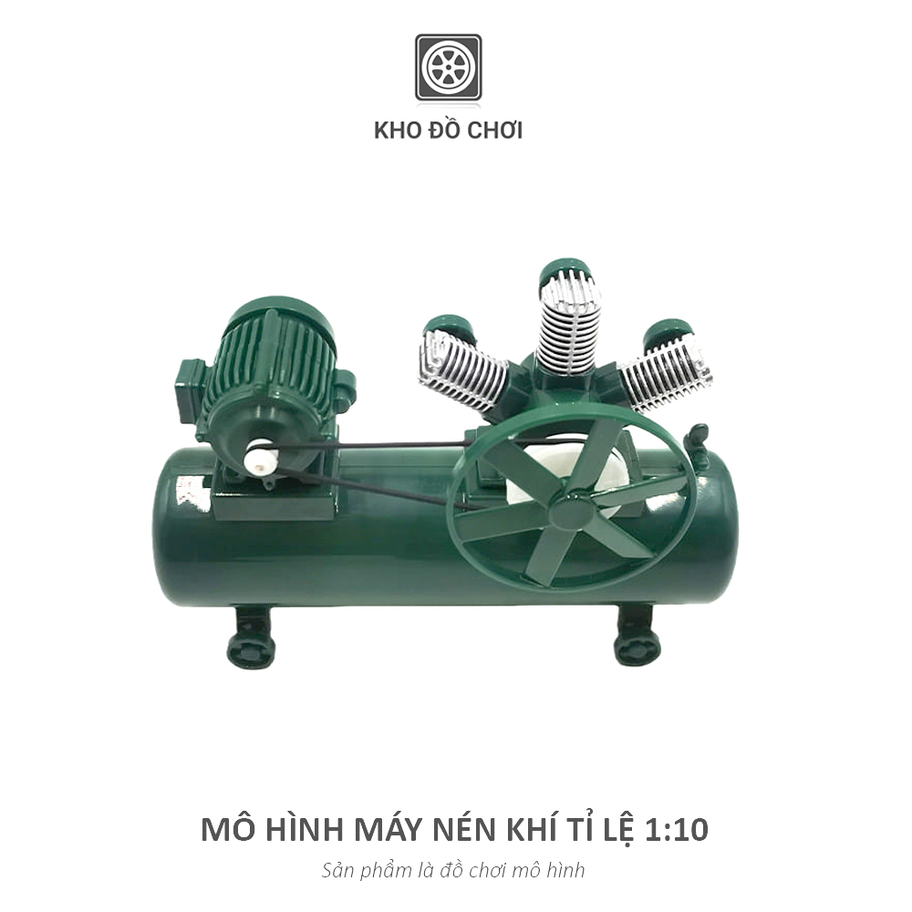 Mô hình máy nén khí có gắn động cơ tỉ lệ 1:10 - phụ kiện trang trí xe RC WPL D12