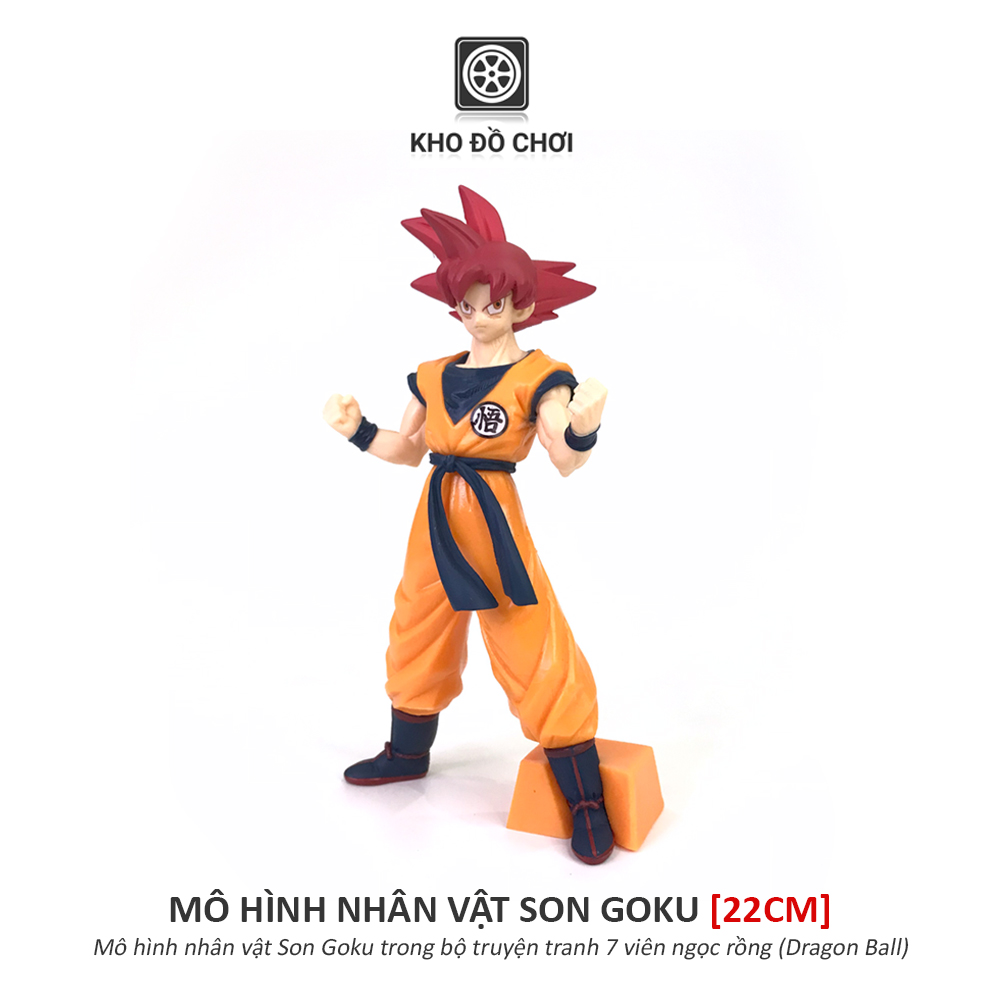 Mô hình nhân vật Son Goku tóc đỏ - Dragon Ball (22cm)