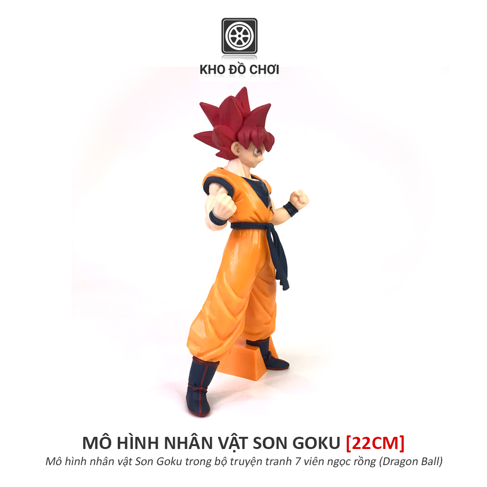 Mô hình nhân vật Son Goku tóc đỏ - Dragon Ball (22cm)