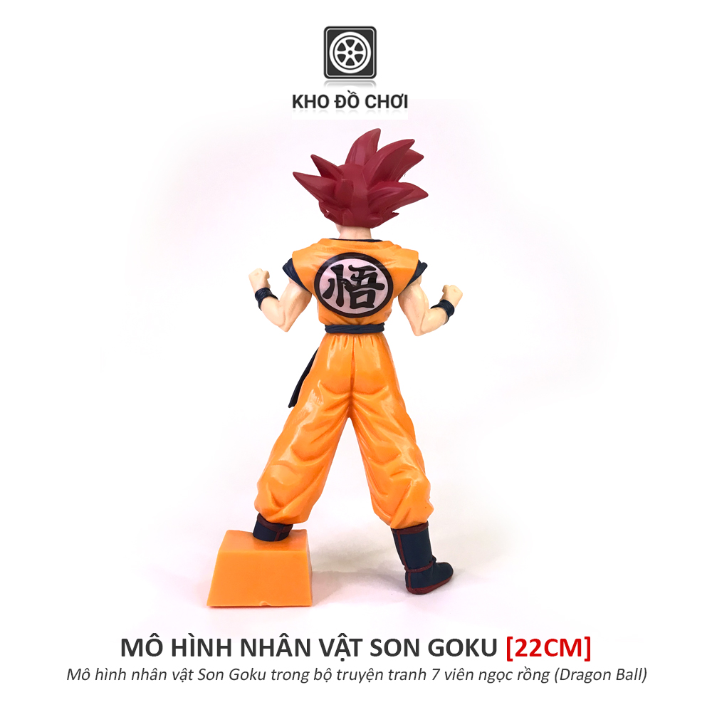 Mô hình nhân vật Son Goku tóc đỏ - Dragon Ball (22cm)