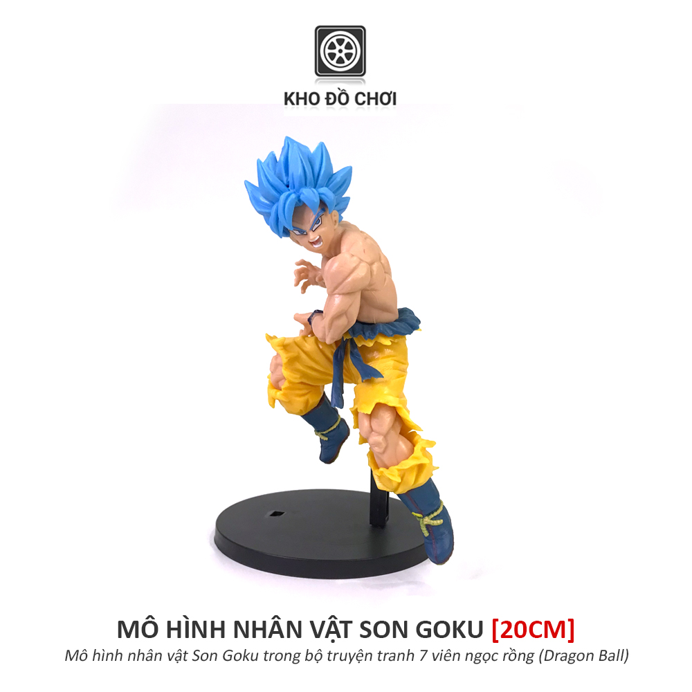 Mô hình nhân vật Son Goku tóc xanh - Dragon Ball (20cm)
