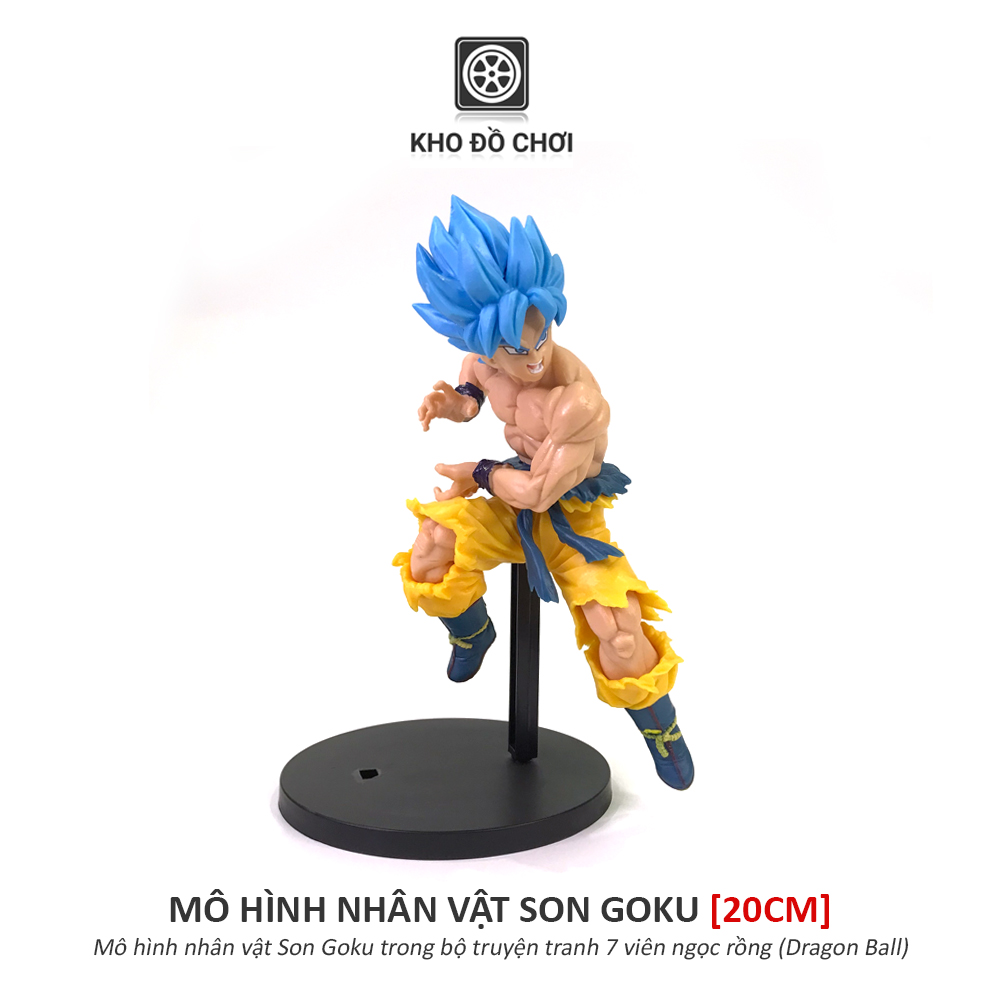 Mô hình nhân vật Son Goku tóc xanh - Dragon Ball (20cm)