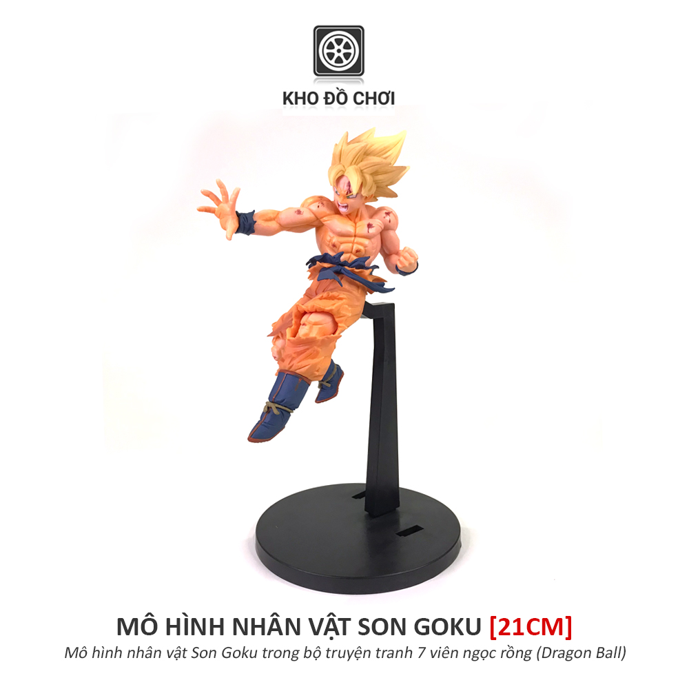 Mô hình nhân vật 2 bố con Son Goku và Bardock - Dragon Ball (22cm)