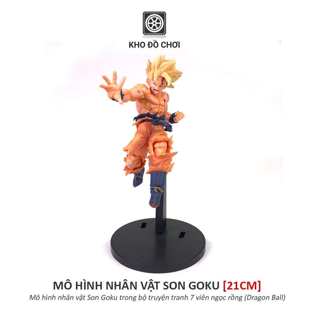 Mô hình nhân vật 2 bố con Son Goku và Bardock - Dragon Ball (22cm)