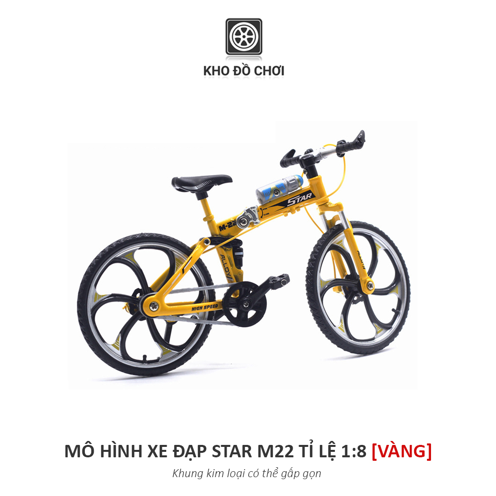 Mô hình xe đạp thể thao STAR M22 tỉ lệ 1:8 khung gấp gọn